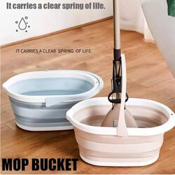 BBstore Space Saving Pop Up Bucket Collapsible Basin, Beige