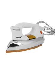 Geepas - Heavy Weight Dry Iron - 1200W, Temperature Control, Non Stick Sole Plate, Indicator Lights, Overheat Protected