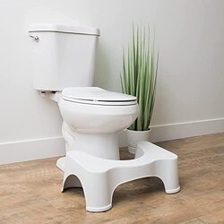 BBstore Squatty Potty Squatting Stool for Potty Assistance, White