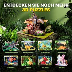 ESC WELT Dynastes Hercules - Hercules Beetle 3D Puzzle - DIY Wooden Animal Puzzle - 3D Puzzle for Children - Wooden Craft Set for Children - Brain Teaser Wooden Puzzle - Toy Gifts for Christmas