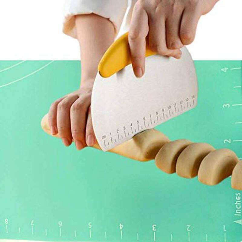 BBstore Silicone Baking Mat for Kneading Bread, Green