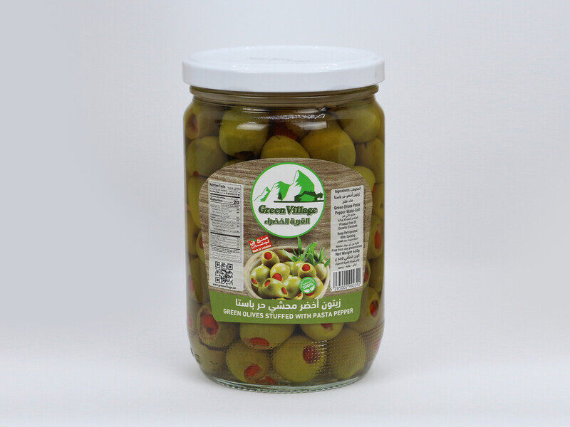 Green Olives Stuffed With Pasta Pepper 660gm