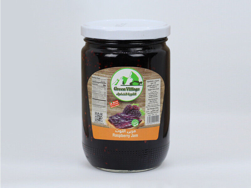 

green Village Raspberry Jam 800 gm