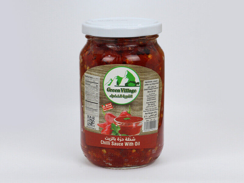 

green Village Chilli Souce With Seeds 400gm