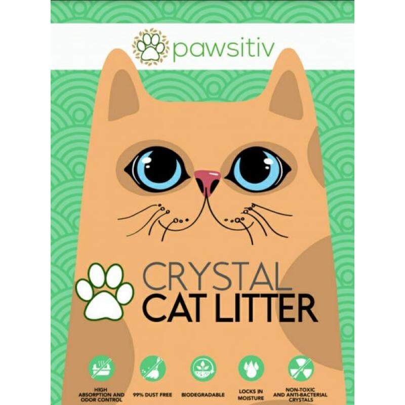 

Pawsitiv Premium Silica Crystal Gel Litter for Cat - 8L Apple