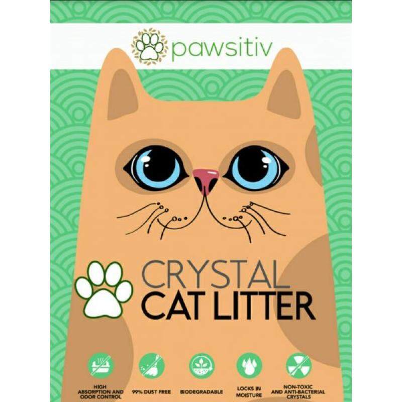 

Pawsitiv Premium Silica Crystal Gel Litter for Cat - 16L Lavendar