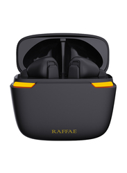 Raffae R100 Low Latency Wireless Gaming Earbuds with Mic, Black