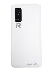 Raffae 10000mAh Wireless Magnetic Power Bank, White