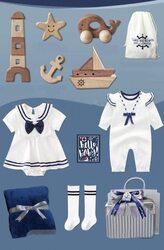 New Born Clothing Gift Set for Baby Girls, 0-3 Months, Multicolour