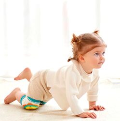 Baby Knee Pads for Crawling, 2 Pairs, Multicolour