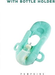 Dual Purpose Nursing Baby Pillow - Comfortable Support with Detachable Convenience and Bottle Pocket