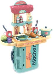 3 in 1 Little Chef Kitchen Playset Pretend Play Kitchen set for Boys and Girls