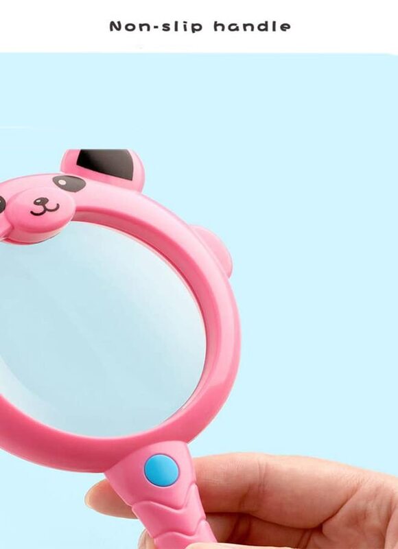 75mm Shatterproof Creativity Reading Magnifying Glass, Pink