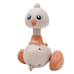 Push and Go Duck Toy, Beige/Brown