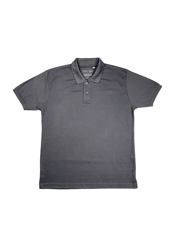 

Milano Group Cooltex Ready Stock Polo Shirt for Men, Medium, Dark Grey