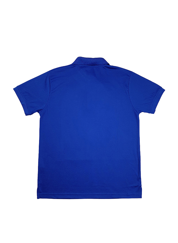 Milano Group Cooltex Ready Stock Polo Shirt for Men, Large, Royal Blue