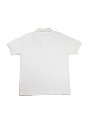 Milano Group Cooltex Ready Stock Polo Shirt for Men, Large, White