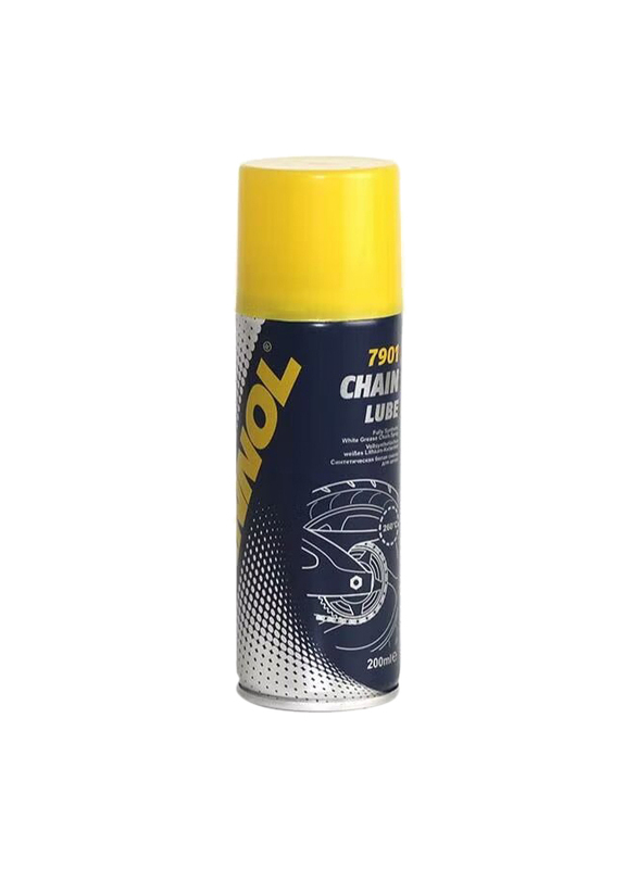 Mannol 200ml 7901 Chain Lube White Grease Chain Spray