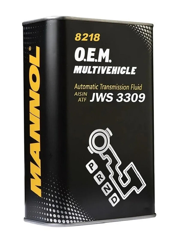 Mannol 1 Liter 8218 Multivehicle ATF Automatic Transmission Fluid JWS 3309 for Automatic Gear