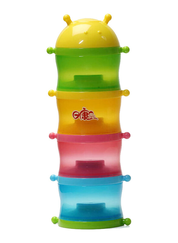 

Rikang 4-Layer Milk Powder Case Baby Formula Dispenser, Multicolour