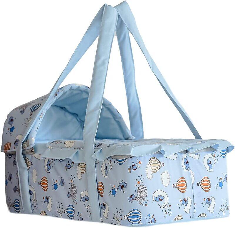

Generic Elephant Print Carry Cot, Newborn, Blue