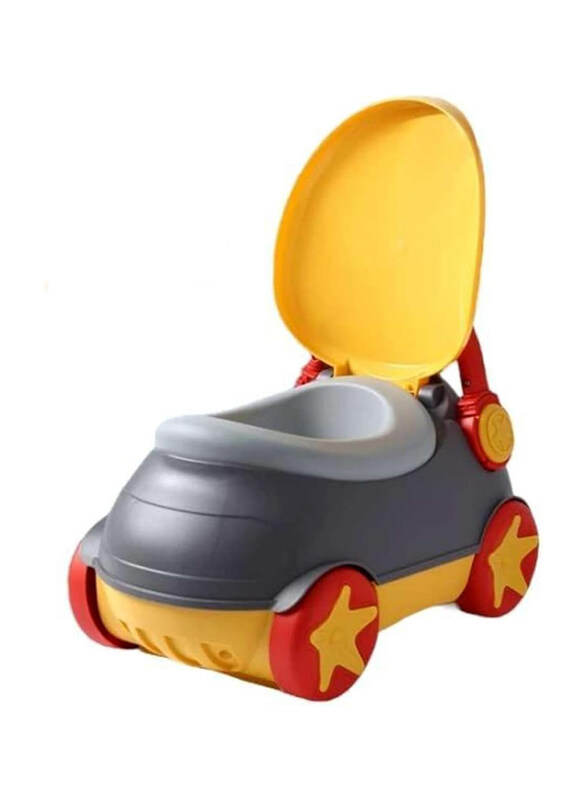 

Rikang Car Wheel Design Baby Potty Seat, Grey/Yellow