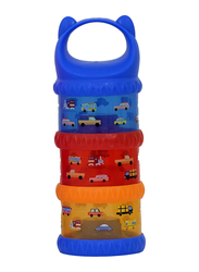 3 Layer Baby Food Container, Multicolour