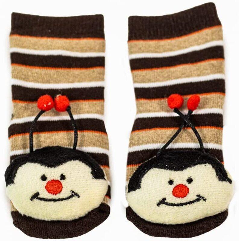 

Generic Cartoon Animal Design Socks for Baby Girls, 2-4 Years, Blue