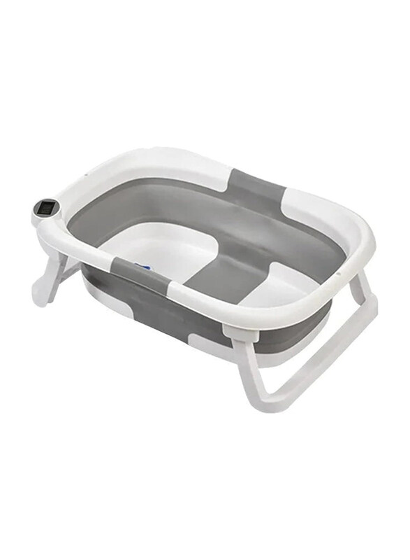 

Rikang Foldable Baby Bathtub with Smart Sensing Temperature, Baby Bathtub, Grey