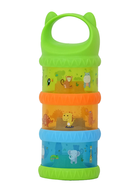 3 Layer Baby Food Container, Multicolour