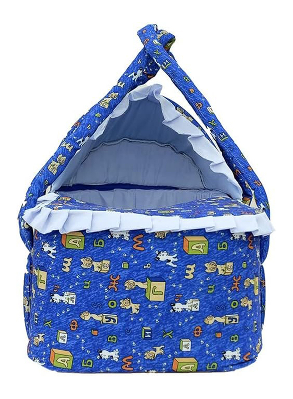 Baby Carry Cot & Portable Bed, Blue