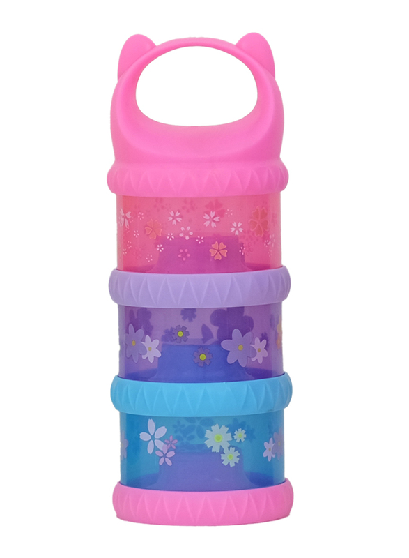 3 Layer Baby Food Container, Multicolour