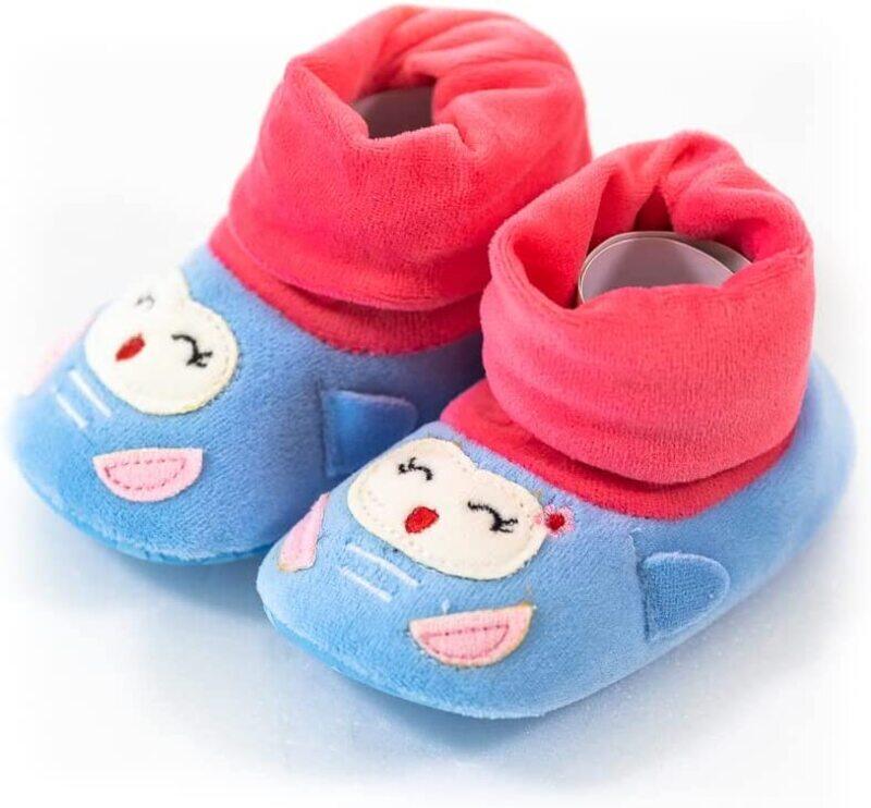 

Generic Cute Design Socks for Baby Girls, 6-9 Months, A25-16, Blue/Red