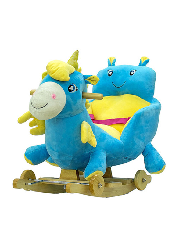 

Ziryab Unicorn Rocking Horse, Blue