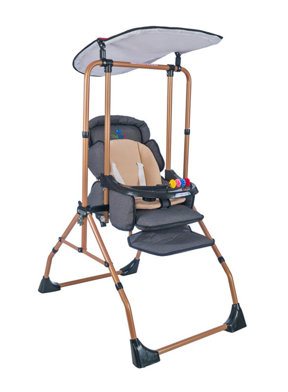 

Ziryab Baby Swing High Chair, Dark Grey