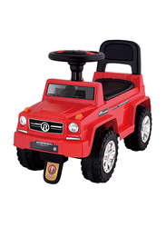 Ziryab Foot-to-Floor Baby Push and Ride Racer, Red
