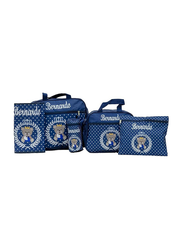 

Generic Ziryab Trading Baby Diaper Bag Set, 5 Pieces, Blue