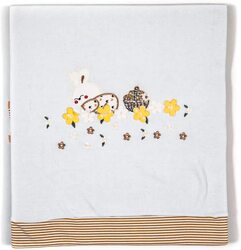 Rabbit Design Blanket, Newborn, Beige