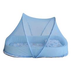 Bedding Set with Mattress, Pillow & Mosquito Net, Newborn, Assorted Colour