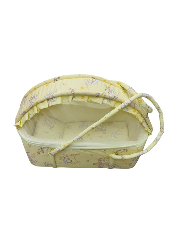 

Rikang Baby Carry Cot with Cute Design, Made in UAE, Yellow