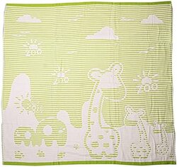 Zoo Design Blanket for Babies, Newborn, Multicolour