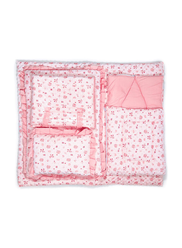 

Rikang 5-Piece Baby Bedding Set, Pink