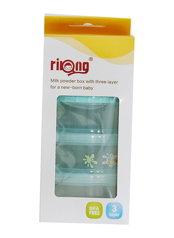 Baby Food Container, Green/Clear
