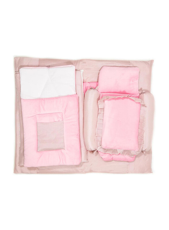 

Rikang 5-Piece Baby Bedding Set, Pink