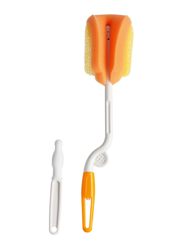 

Rikang Sponge Baby Bottle Brush, Orange
