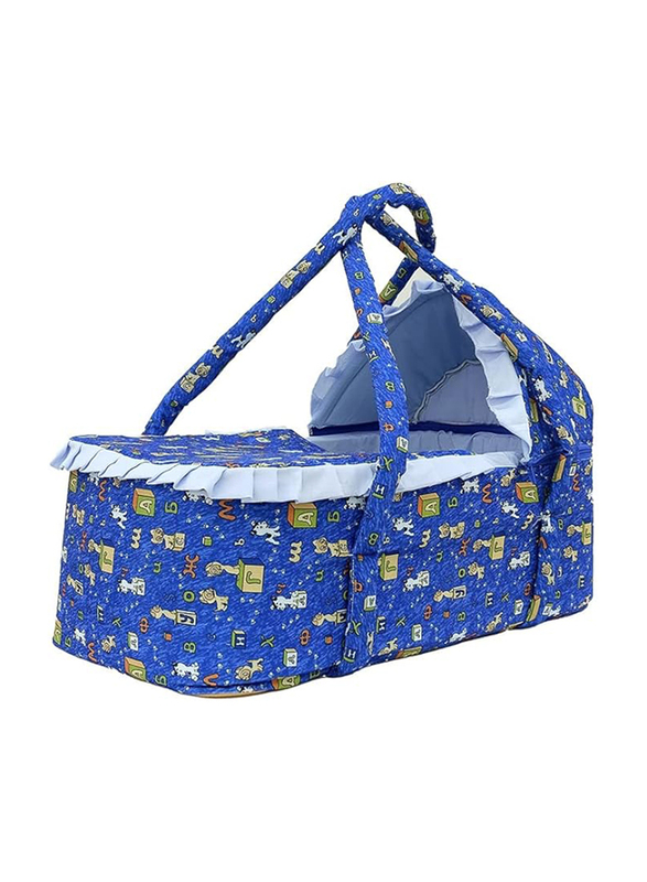 Baby Carry Cot & Portable Bed, Blue