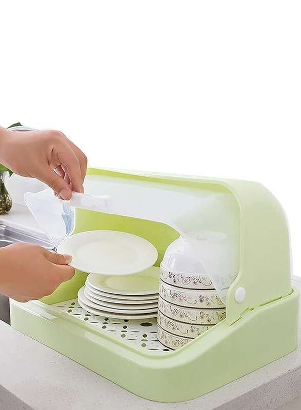 

Rikang Baby Bottle Storage With Draining Tray, Green