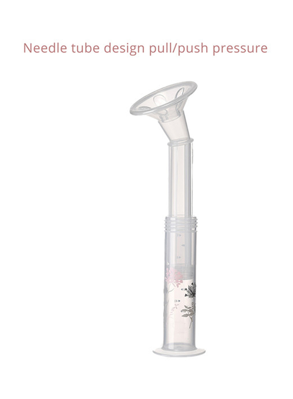 Manual Multi-function Syringe Breast Pump, Transparent