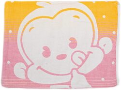 Monkey Print Blanket for Babies, Newborn, Pink