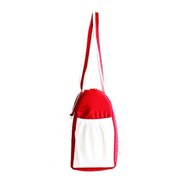 Mommy Bag with Pockets, Red